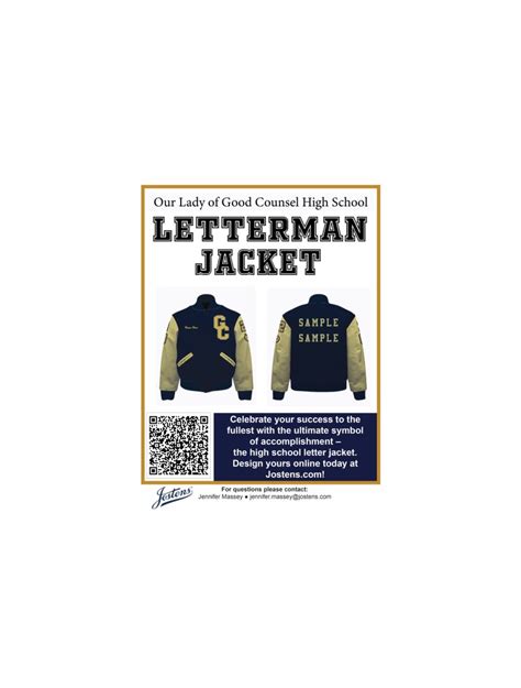 GC Letterman Jacket by Jostens