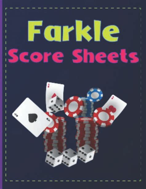 Buy Farkle Score Sheets Farkle Dice Game 120 Sheets Personal Record