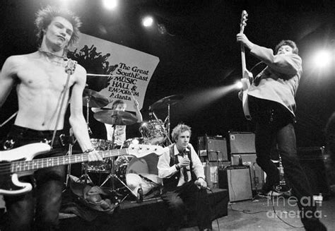 Sex Pistols Performing During Concert Art Print By Bettmann Photos