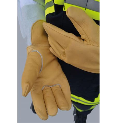 Gants Dintervention En Cuir Pour Sapeurs Pompiers Tatou Epi