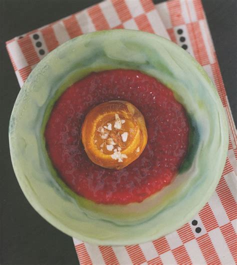 Plum Tapioca With Apricot Stone Baked Apricots From Fusion A Culinary