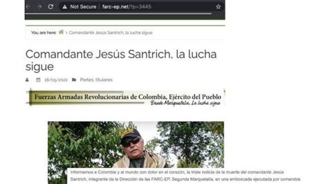 Disidencias Confirman Muerte De Jes S Santrich