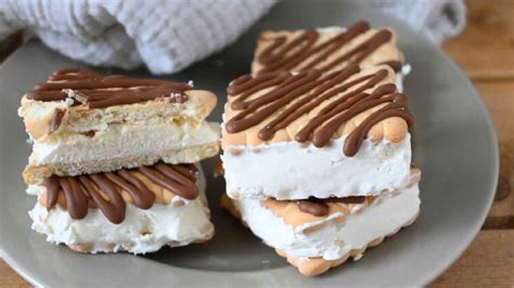 Biscuits fourrés à la crème de mascarpone une collation nutritive et