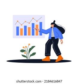 Stock Market Analysis Illustration Concept On Stock Vector Royalty