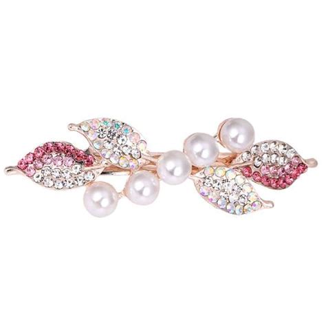 Kup Moda Damska Rhinestone Spinka Do W Os W Kwiat Barrettes Szpilka