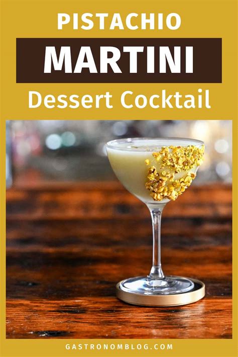 How to Make the Best Pistachio Martini Cocktail Recipe - Gastronom Cocktails