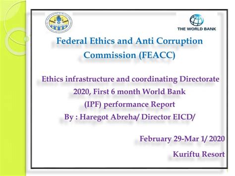 haregot abreha anti corruption report world bank