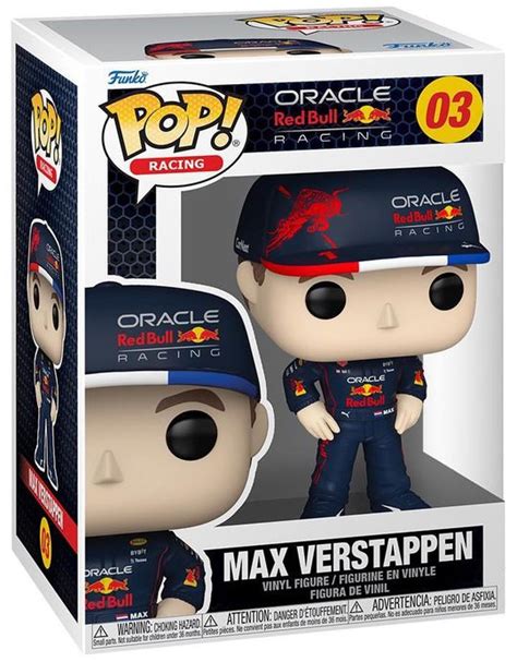 Figurine Pop Formule 1 F1 3 Pas Cher Max Verstappen Oracle Red