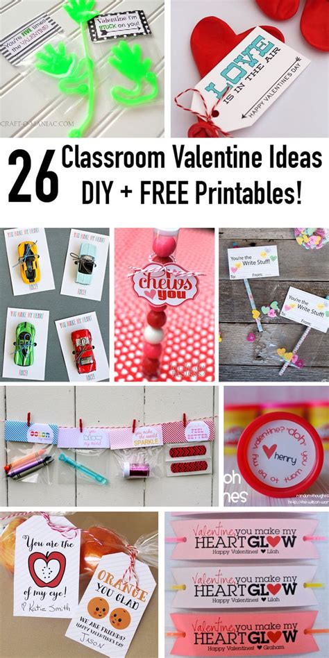 Top 26 Classroom Valentines Ideas Diy With Free Printables