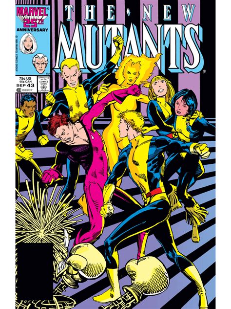 Classic X Men On Twitter New Mutants 43 Cover Dated September 1986