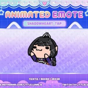 Cute Animated Shadowheart Tap Emote For Twitch Streamers Youtube