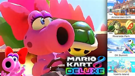 Mario Kart Deluxe Birdo Gameplay Fruit Cup Youtube