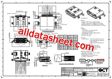 Usb Datasheet Pdf Global Connector Technology