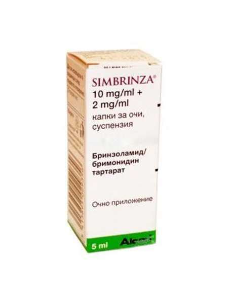 Simbrinza 10 mg / ml. + 2 mg / ml. eye drops, suspension of 5 ml ...