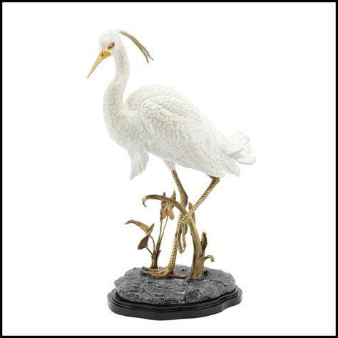 Sculpture 162 Porcelain Heron