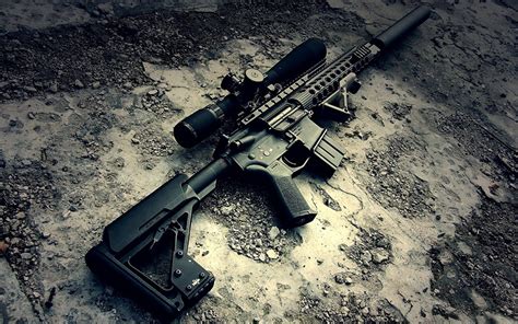 Army Rifle Wallpaper