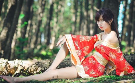 Wallpaper Women Outdoors Model Asian Sitting Person Romance