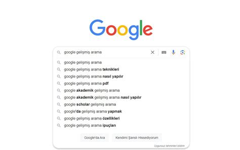 Google Geli Mi Arama Teknikler Ve Ipu Lar