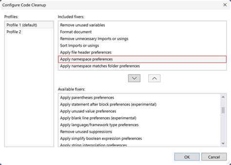 Jaliya S Blog Visual Studio Apply File Scoped Namespaces Using