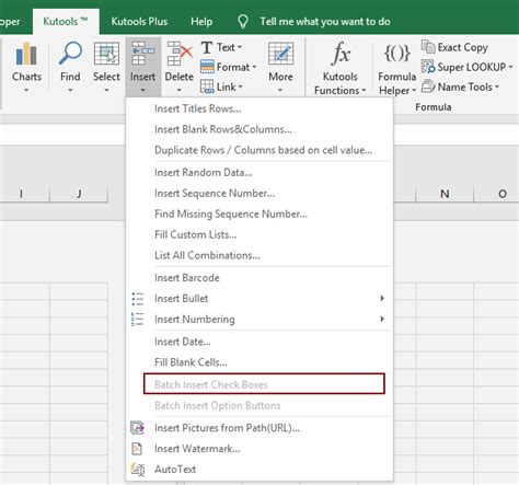 Quickly Insert Multiple Checkboxes At Once In Excel