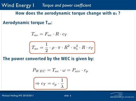 Wind Energy I Lesson 9 Control Strategies