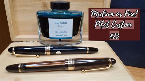 Medium Or Fine Pilot Custom Review Nib Line Width Comparisons