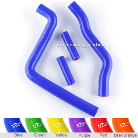 ZAP Blue For KAWASAKI KX250 KX 250 2004 2007 Silicone Radiator Coolant