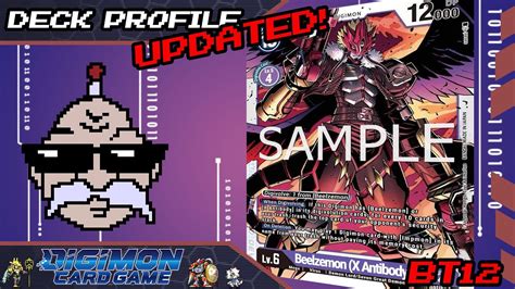 La Nueva Forma De Beelzemon Beelzemon X Antibody Deck Profile Digimon