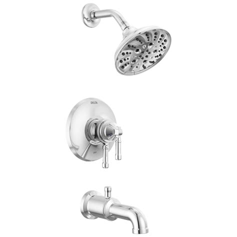 17 Series Tub Shower Trim In Lumicoat® Chrome T17484 Pr Delta Faucet