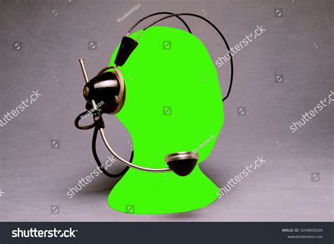 Vintage Telephone Operator Headset 1950 Era Stock Photo 2229659105