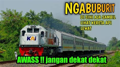 Loko Cc Tenaga Super Nonton Kereta Api Sambil Ngabuburit Di Sore