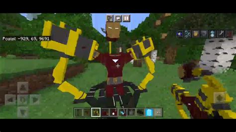 Aku Men Coba Addon Iron Man Youtube