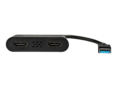 Usb 30 To Dual Hdmi Adapter 1x 4k 30hz And 1x