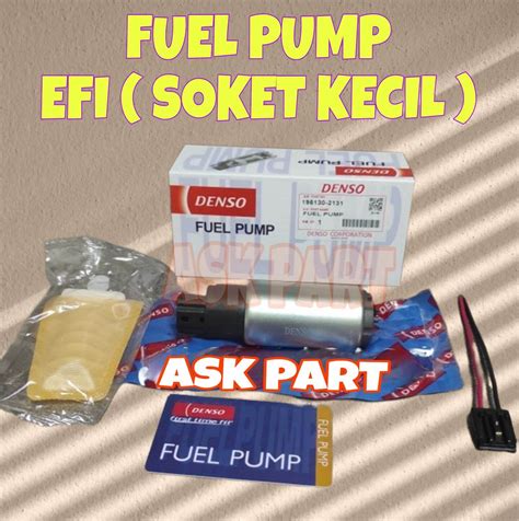 Fuel Pump Fuelpump Rotak Pompa Bensin Soket Kecil Denso Hkt Gip