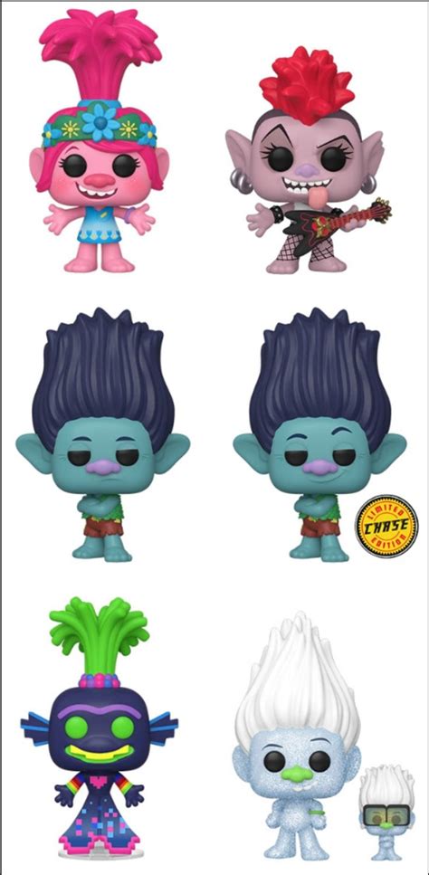 Trolls World Tour Funko Pop! | Funko pop disney, Funko figures, Pop vinyl