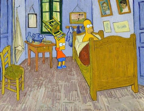 Artist Reimagines Famous Paintings As Scenes From The Simpsons