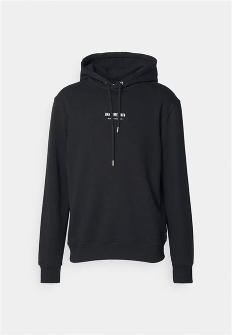 Han Kjøbenhavn Basic Logo Hoodie Unisex Kapuzenpullover Blackschwarz Zalandoch