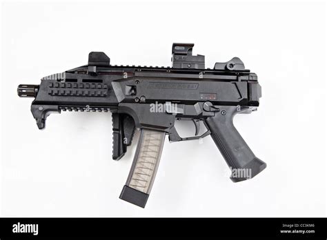 Cz Scorpion Evo A1 Submachine Cut Out Stock Images And Pictures Alamy