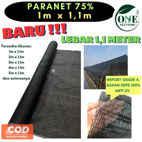 Promo JARING PARANET 75 JARING PENAHAN PANAS 1 METER X 1 1 METER