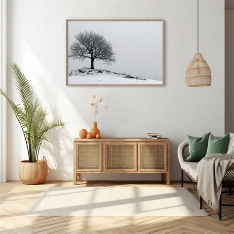 Leafless Tree Art Etsy