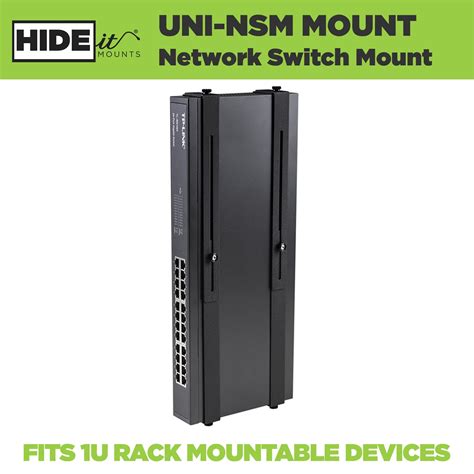 1u Vertical Rack Mount Hideit Mount For Network Switches Hideit Mounts