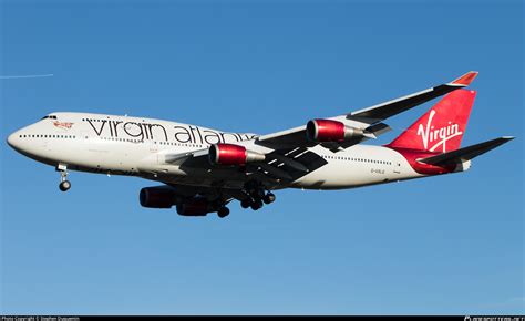 G VXLG Virgin Atlantic Boeing 747 41R Photo By Stephen Duquemin ID