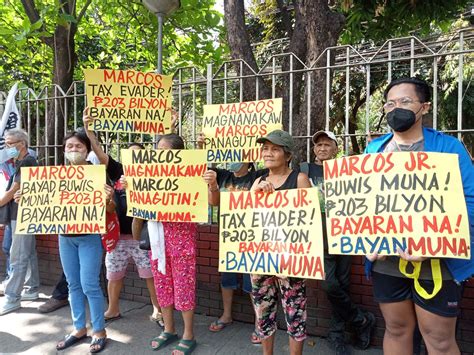 Rights Groups Urge Bir To Issue A Demand Letter To Marcos Jr Bulatlat