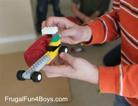 Lego Fun Friday: Balloon Powered Car Building Challenge - Frugal Fun For Boys and Girls