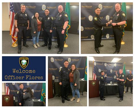 Puyallup Police on Twitter: "We are so happy to welcome Officer Flores ...