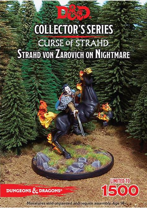 Dandd Collectors Series Miniatures Curse Of Strahd Strahd Von Zarovi