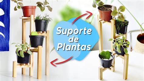 Como Fazer Suporte De Plantas De Madeira Youtube