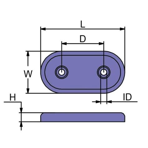 Hull Anodes CMH20B Martyr Anodes