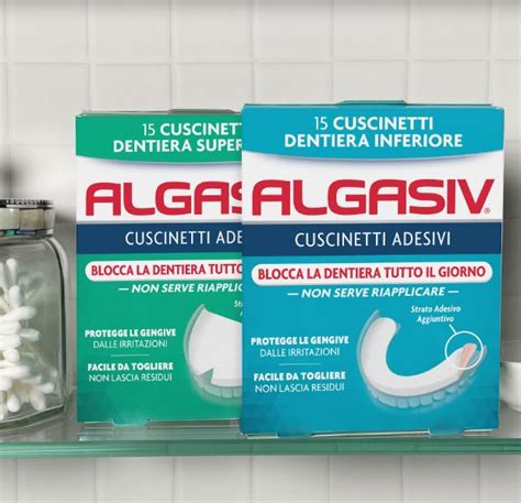 Algasiv Cuscinetti Adesivi Per Dentiere