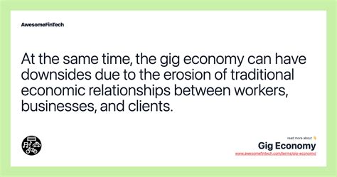 Gig Economy Awesomefintech Blog